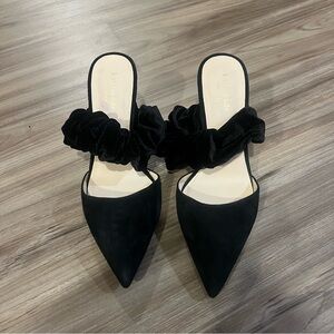 Kate Spade Black Velvet Heels